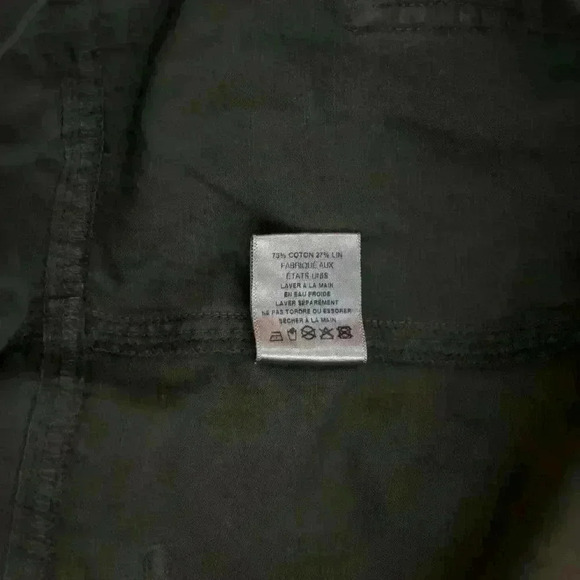 OVERLOVER Mulholland Utility Jumpsuit in Dark Gray Cotton Linen Size Medium - Picture 9 of 9